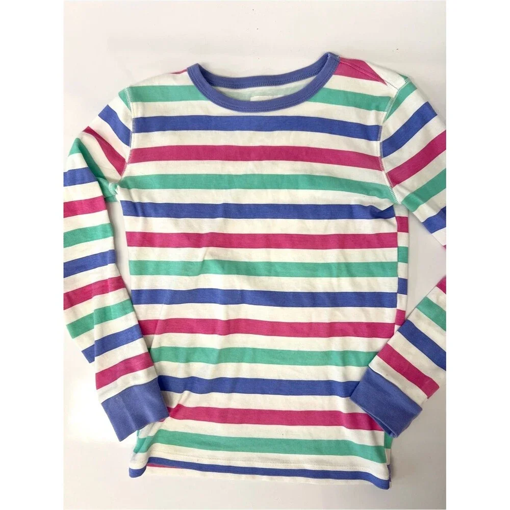 Crewcuts (J.Crew) Unisex Kids Size 10 Striped Pajama Long Sleeve Pants